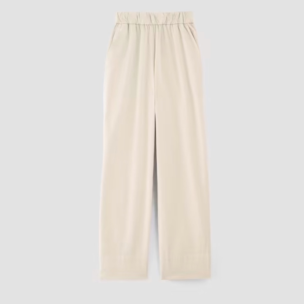 NEW NWT Everlane The Easy pants bone beige color size 2 - Picture 2 of 6